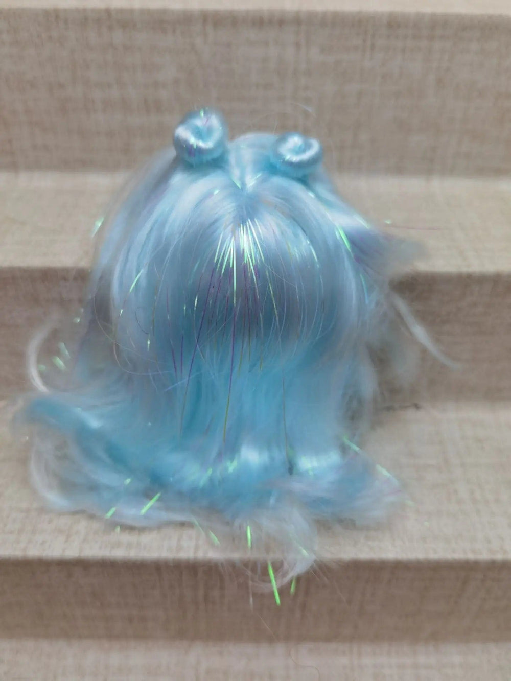 Planet Gates Wig For Doll Toy Head Princess Doll Head Candy Color DIY Toy Wig Children Birthday Gift Black Purple Pink Green Gold 1/6 1/4 Wig