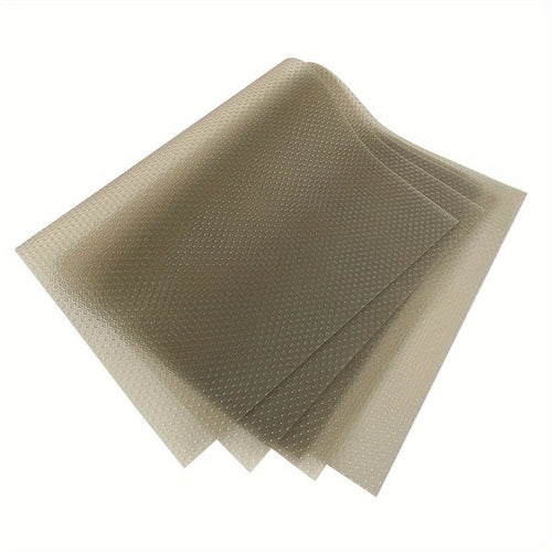 Planet Gates Light Grey / 4pcs 4 Pcs Refrigerator Liners Mats, Washable Refrigerator Mats Liner, Waterproof Oilproof Fridge Liners For Shelves, Cover Pads For Freezer, Glass Shelf, Cupboard Cabinet Drawer