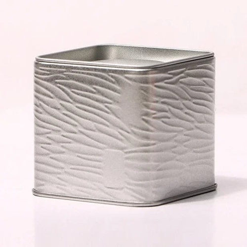 Planet Gates Light Grey Mini Square Metal Pet Urn, Funerary Animal Ash Souvenir, Pet Cremation, Memorial Decoration, Dog Memorial Items, Passed Dogs