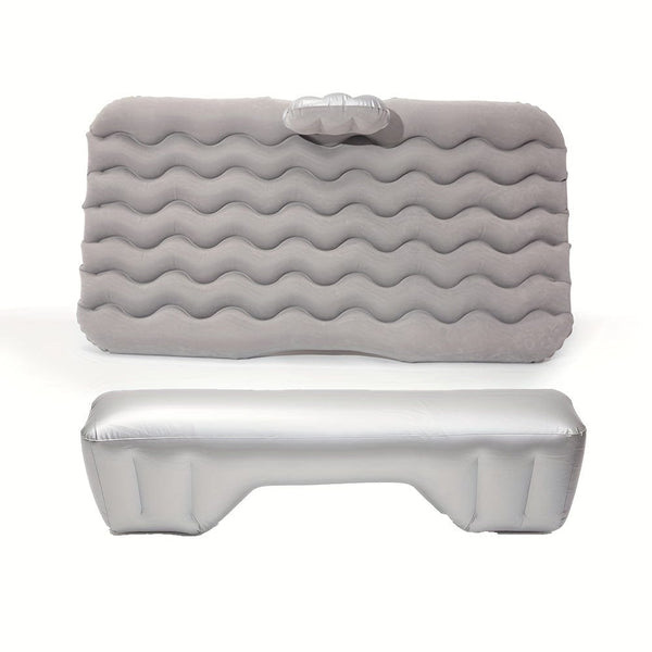 Planet Gates Light Grey Upgrade Your Car With A Multifunctional Inflatable Bed & Sofa Pillow - Perfect For Camping & Travel!