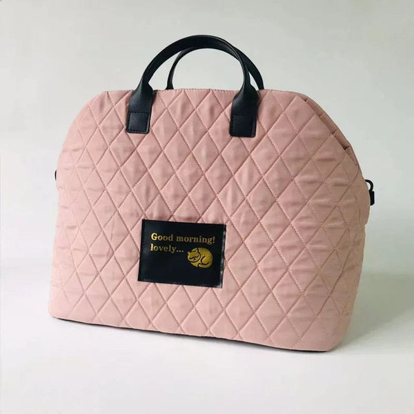 Planet Gates Light Pink Dog Cats Car Seat Protector Bag Portable Soft fabric Dog cat Carrier Bags, for Dogs Cats Travel Warm Shoulder Bag Dog Supplies