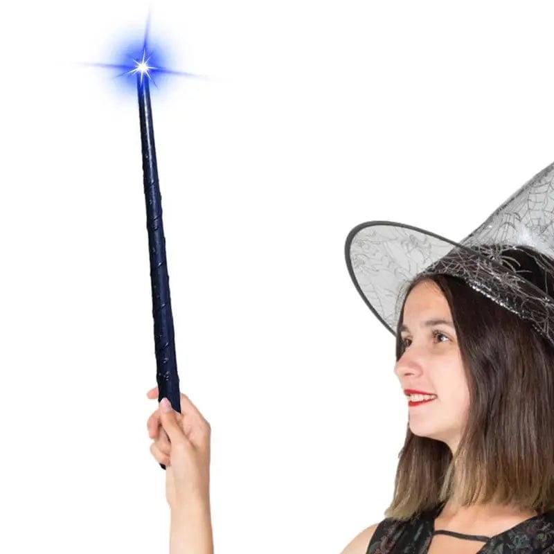 Planet Gates Light Up Wizard Wand Glowing Witch Toy For Kids Illuminating Wand With Sound And Light Party Costume Accessory For Halloween