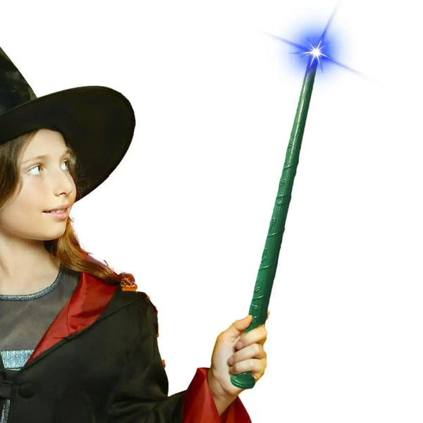 Planet Gates Light Up Wizard Wand Glowing Witch Toy For Kids Illuminating Wand With Sound And Light Party Costume Accessory For Halloween