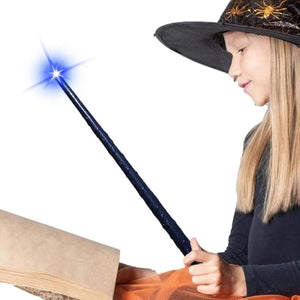 Planet Gates Light Up Wizard Wand Glowing Witch Toy For Kids Illuminating Wand With Sound And Light Party Costume Accessory For Halloween