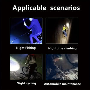 Planet Gates Light Up Your Outdoor Camping Adventures With This USB Rechargeable, LED Headlight - Multifunctional Car Light