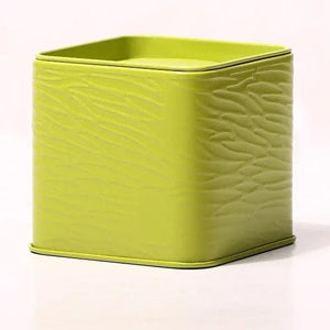 Planet Gates light yellow Mini Square Metal Pet Urn, Funerary Animal Ash Souvenir, Pet Cremation, Memorial Decoration, Dog Memorial Items, Passed Dogs