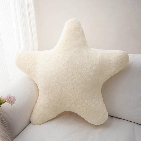 Planet Gates Light yellow Star Shaped Pillow Decorative Star Pillow for Bed Soft Plush Throw Pillow Cute Pillow Plush Cushion for Kid Bedroom Living Room
