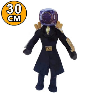Planet Gates LightSteelBlue Skibidi Toilet Titans Drill Man Upgrade TV Man Woman Cameraman Drillman Speakerman Clock Speaker Man Plush Stuffed Doll Soft Toy