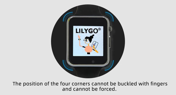 Planet Gates LILYGO® T-Watch-S3 Programmable Touchable Watch Integrated ESP32-S3 WIFI Bluetooth LoRa BMA423 Sensor MAX98357A Mic Speaker