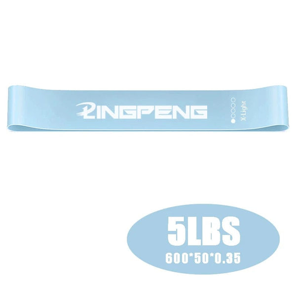 Planet Gates LINGPENG Resistance Band Set for Men and Women 5 Elastic Bands with Different Resistance Levels for Long Workouts Home Gym