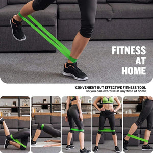 Planet Gates LINGPENG Resistance Band Set for Men and Women 5 Elastic Bands with Different Resistance Levels for Long Workouts Home Gym