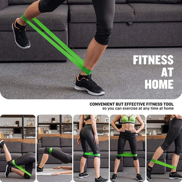 Planet Gates LINGPENG Resistance Band Set for Men and Women 5 Elastic Bands with Different Resistance Levels for Long Workouts Home Gym
