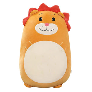 Planet Gates Lion / 45CM 45/80CM Squishy Toy Kawaii Animal Fat Dinosaur Shiba Inu Dog Pillow Plush Toys Cute Rabbit Doll Girls Bed Sleeping Cushion