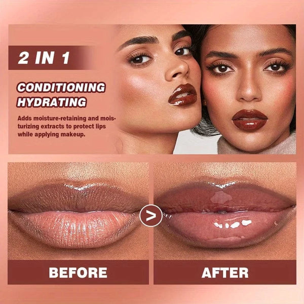 Planet Gates Lip Moisturizing Serum Brightening Lip Color Moisturizing Brightening Colored Lip Balm
