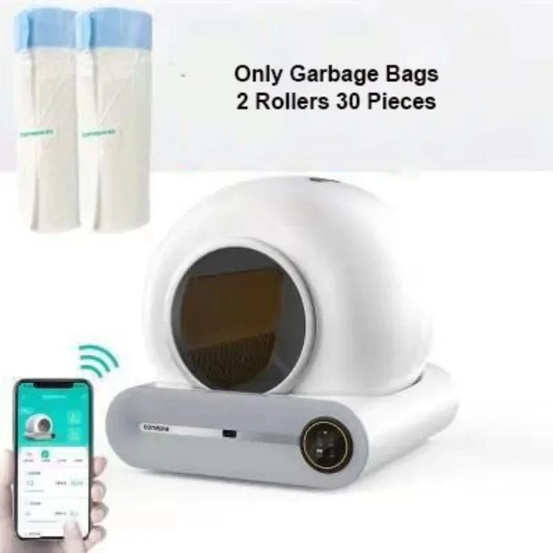 Planet Gates Litter & Housebreaking Original Cat Litter Box Trash Bag 2/4 Rollers Pet Automatic Cat Litter Box Poop Bag 1 Roller 15 Pc Bag