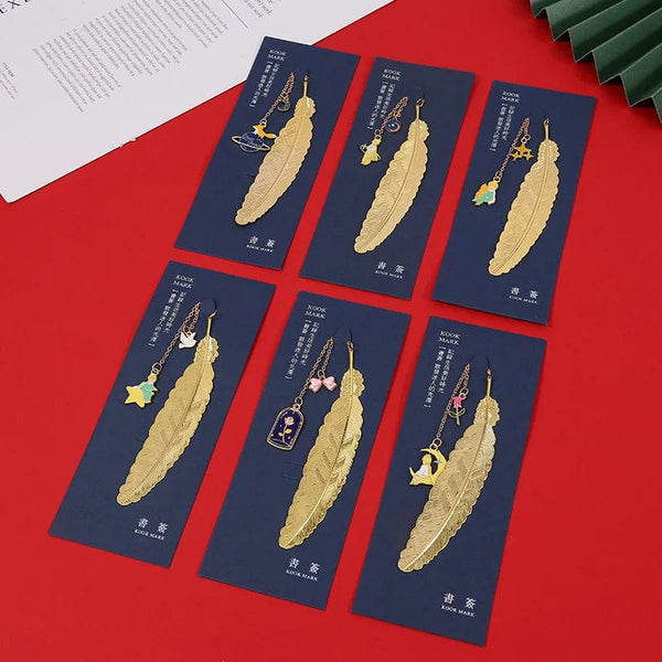 Planet Gates Little Prince Planet Series 12 Design Chain/Metal Bookmark Creative Decorative Office Supplies Student Gift Teacher Reading