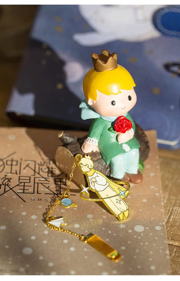 Planet Gates Little Prince Planet Series 12 Design Chain/Metal Bookmark Creative Decorative Office Supplies Student Gift Teacher Reading