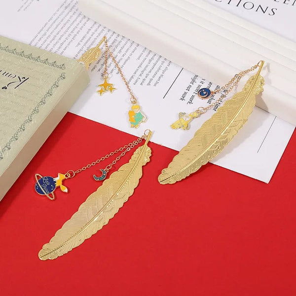 Planet Gates Little Prince Planet Series 12 Design Chain/Metal Bookmark Creative Decorative Office Supplies Student Gift Teacher Reading