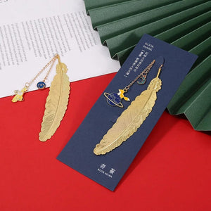 Planet Gates Little Prince Planet Series 12 Design Chain/Metal Bookmark Creative Decorative Office Supplies Student Gift Teacher Reading