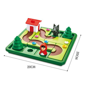 Planet Gates Little Red Riding Hood Smart Hide&Seek Board Games With Solution Skill-Building Puzzle Game Toy Children Gift