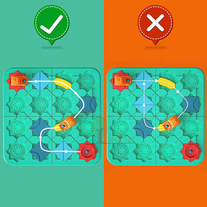 Planet Gates Little Red Riding Hood Smart Hide&Seek Board Games With Solution Skill-Building Puzzle Game Toy Children Gift