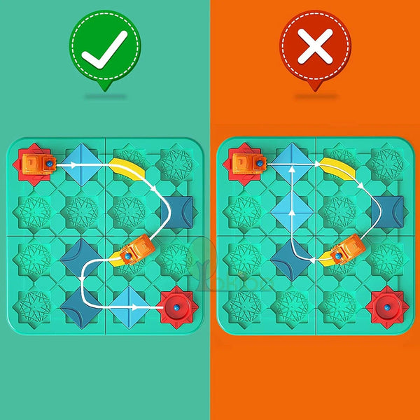 Planet Gates Little Red Riding Hood Smart Hide&Seek Board Games With Solution Skill-Building Puzzle Game Toy Children Gift