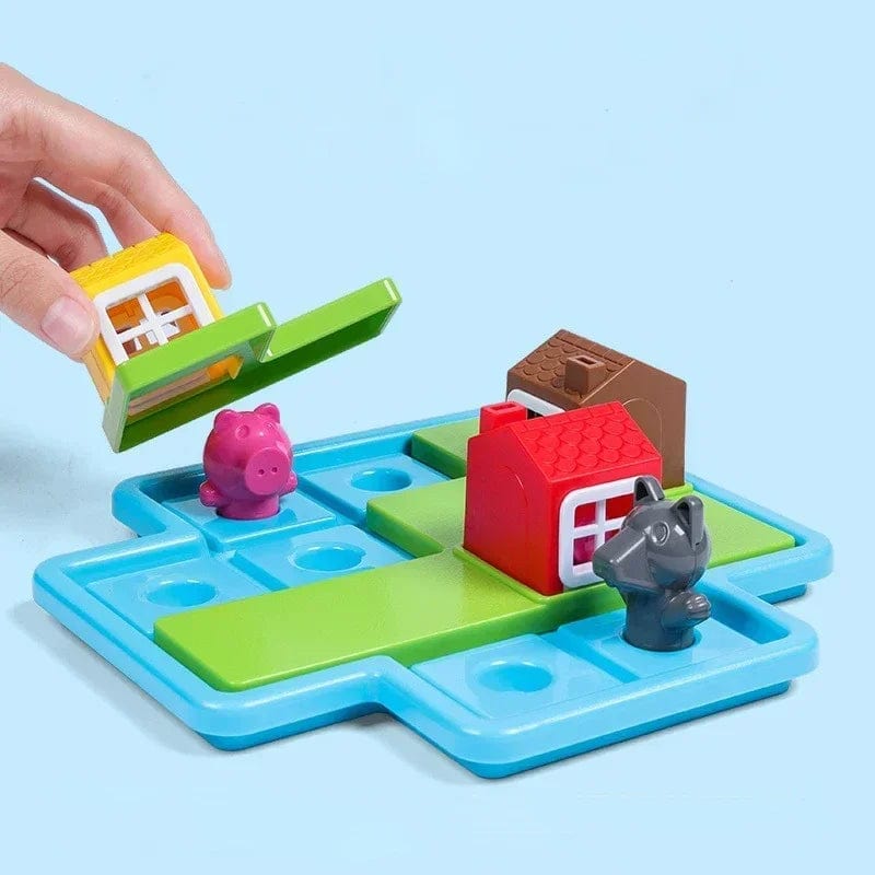 Planet Gates Little Red Riding Hood Smart Hide&Seek Montessori Board Games With Solution Skill-Building Puzzle Game Toy Children Gift