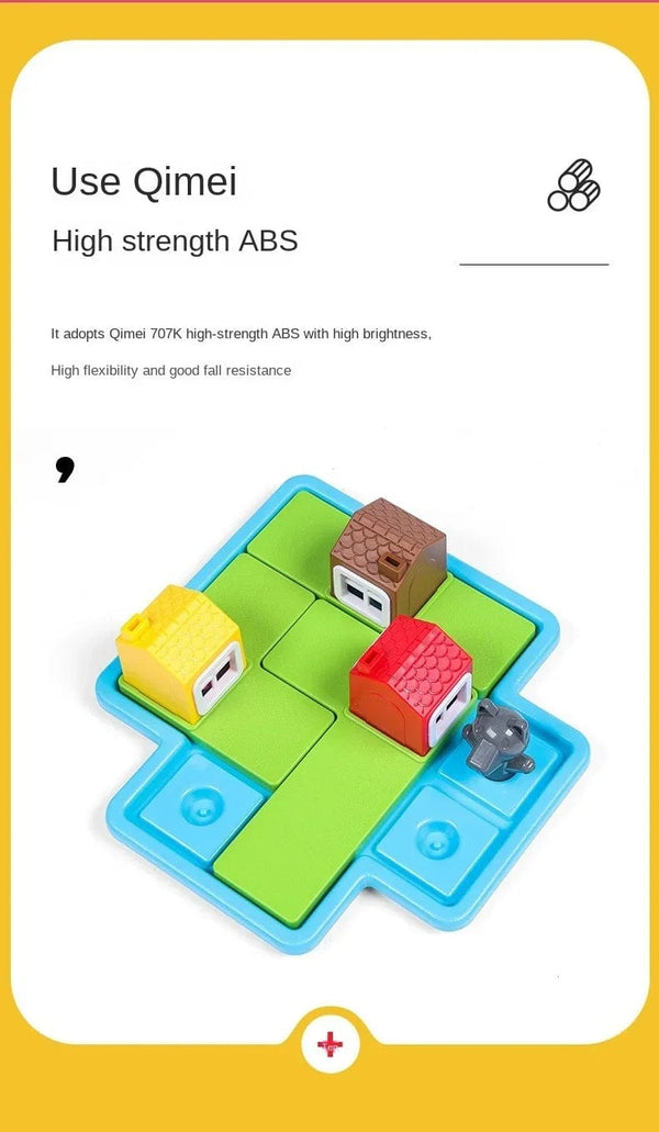 Planet Gates Little Red Riding Hood Smart Hide&Seek Montessori Board Games With Solution Skill-Building Puzzle Game Toy Children Gift