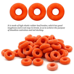 Planet Gates Livestock Tail Removal Pigs Sheep Broken Tail Castration Plier and Particulate Rubber Rings Castration Device Veterinary Supplie