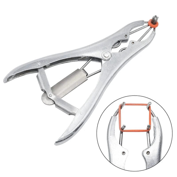 Planet Gates Livestock Tail Removal Pigs Sheep Broken Tail Castration Plier and Particulate Rubber Rings Castration Device Veterinary Supplie