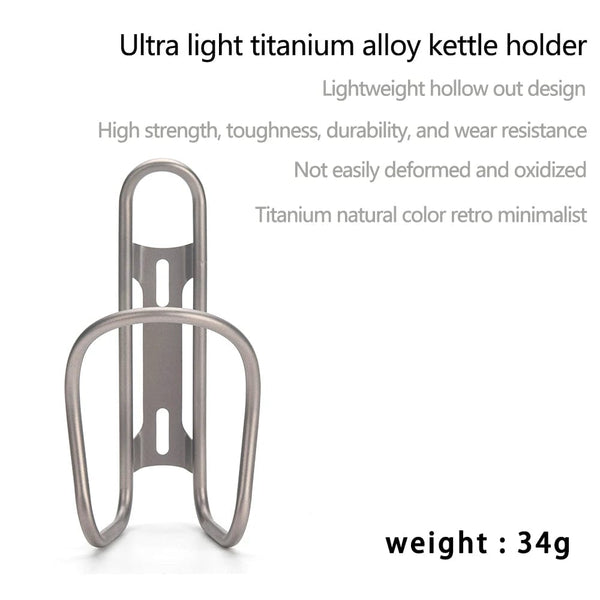 Planet Gates LM02 Ultralight Titanium Bicycle Water Bottle Cage  Bottle HolderMTB Road Bike Bottle Bracket Bottle Rack Holder