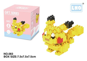 Planet Gates LNO-083- / with box Pokemon Small Blocks Nanoblock Charizard Kyogre Groudon Rayquaza Model Education Graphics Toys for Kids Birthday Gift Toys
