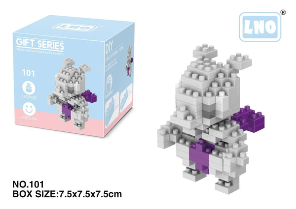Planet Gates LNO-101 / with box Pokemon Small Blocks Nanoblock Charizard Kyogre Groudon Rayquaza Model Education Graphics Toys for Kids Birthday Gift Toys