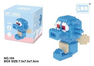 Planet Gates LNO-104 / with box Pokemon Small Blocks Nanoblock Charizard Kyogre Groudon Rayquaza Model Education Graphics Toys for Kids Birthday Gift Toys