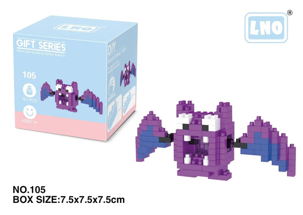 Planet Gates LNO-105 / with box Pokemon Small Blocks Nanoblock Charizard Kyogre Groudon Rayquaza Model Education Graphics Toys for Kids Birthday Gift Toys