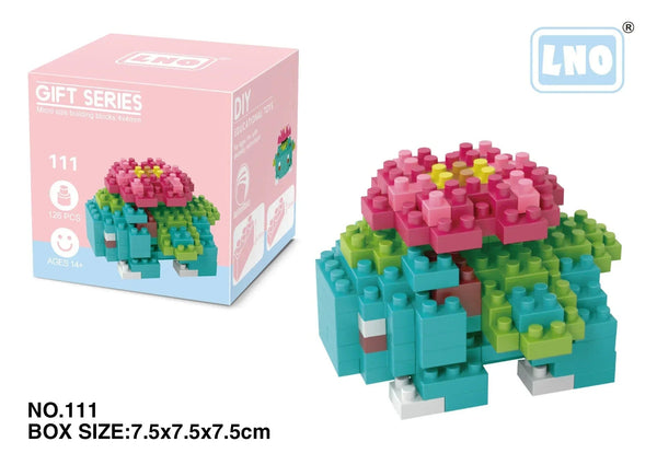 Planet Gates LNO-111 / with box Pokemon Small Blocks Nanoblock Charizard Kyogre Groudon Rayquaza Model Education Graphics Toys for Kids Birthday Gift Toys