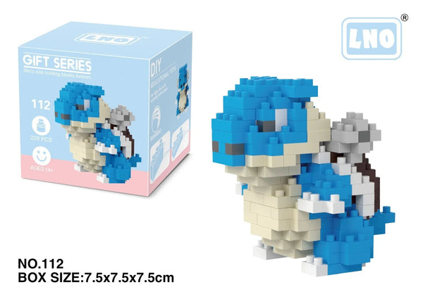 Planet Gates LNO-112 / with box Pokemon Small Blocks Nanoblock Charizard Kyogre Groudon Rayquaza Model Education Graphics Toys for Kids Birthday Gift Toys