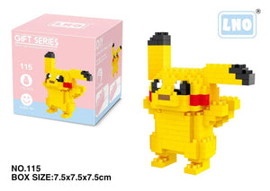 Planet Gates LNO-115 / with box Pokemon Small Blocks Nanoblock Charizard Kyogre Groudon Rayquaza Model Education Graphics Toys for Kids Birthday Gift Toys