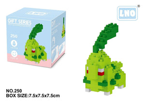 Planet Gates LNO-250 / with box Pokemon Small Blocks Nanoblock Charizard Kyogre Groudon Rayquaza Model Education Graphics Toys for Kids Birthday Gift Toys
