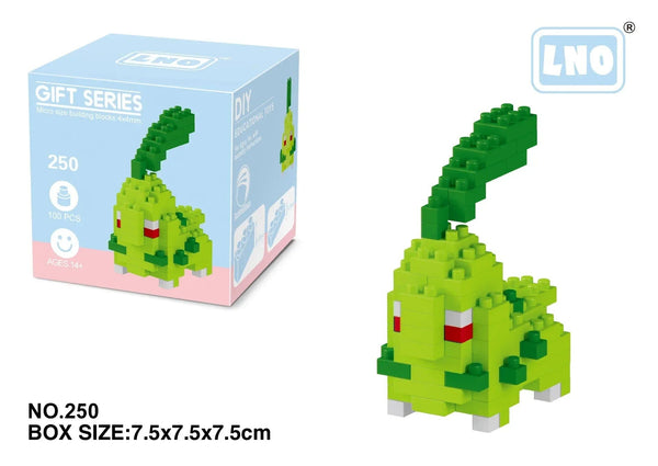 Planet Gates LNO-250 / with box Pokemon Small Blocks Nanoblock Charizard Kyogre Groudon Rayquaza Model Education Graphics Toys for Kids Birthday Gift Toys