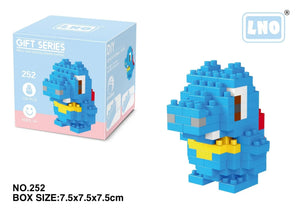 Planet Gates LNO-252 / with box Pokemon Small Blocks Nanoblock Charizard Kyogre Groudon Rayquaza Model Education Graphics Toys for Kids Birthday Gift Toys