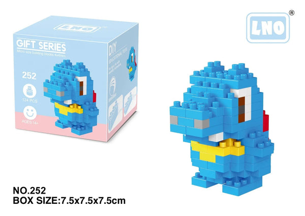 Planet Gates LNO-252 / with box Pokemon Small Blocks Nanoblock Charizard Kyogre Groudon Rayquaza Model Education Graphics Toys for Kids Birthday Gift Toys