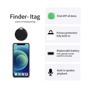 Planet Gates Locators For Pets/elderly/luggage/carry-on Bags/wallets, Keys, Smart Wireless Trackers Paired For Apple Find My (iOS Only). Pet Tracking, Item Misplacement.