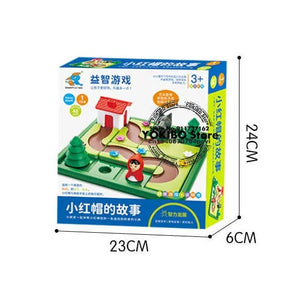 Planet Gates Logic Board Game for Kids Marble Run Blocks Puzzle Car Track Toy Race Car Rail Blocks Track Rail Building and Construction Game