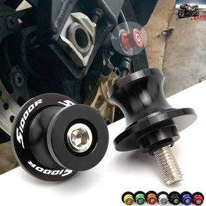 Planet Gates Logo For BMW S1000R S1000RR 2009-2023 S1000XR 2014-2020 Swingarm Spools Sliders Stand Screws CNC Motorcycle Accessories M8 Bolts