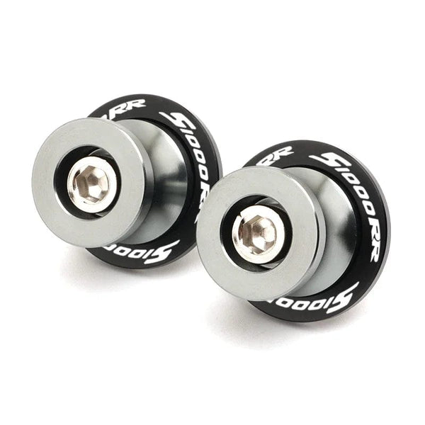 Planet Gates Logo For BMW S1000R S1000RR 2009-2023 S1000XR 2014-2020 Swingarm Spools Sliders Stand Screws CNC Motorcycle Accessories M8 Bolts