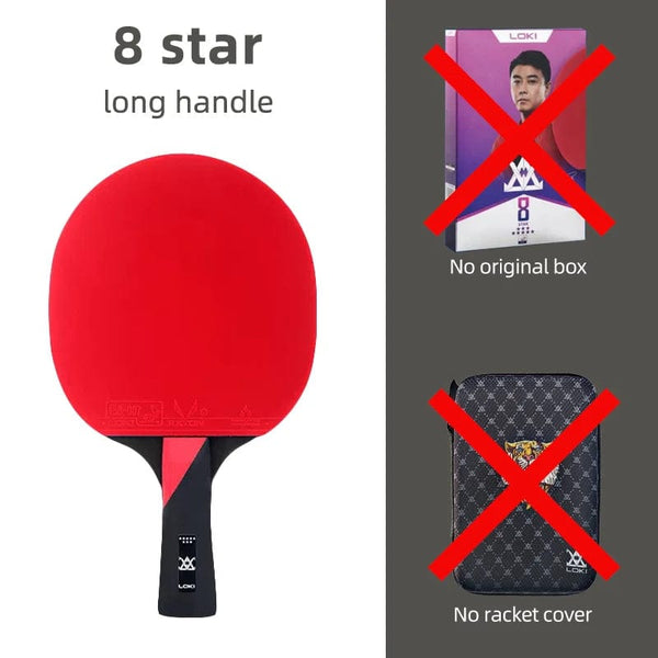 Planet Gates Loki E-Series Table Tennis Racket Professional Carbon Blade Ping Pong Racket Paddle High Elastic Rubber