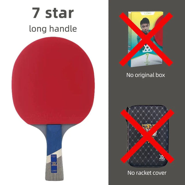 Planet Gates Loki E-Series Table Tennis Racket Professional Carbon Blade Ping Pong Racket Paddle High Elastic Rubber