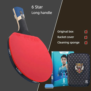 Planet Gates Loki E-Series Table Tennis Racket Professional Carbon Blade Ping Pong Racket Paddle High Elastic Rubber