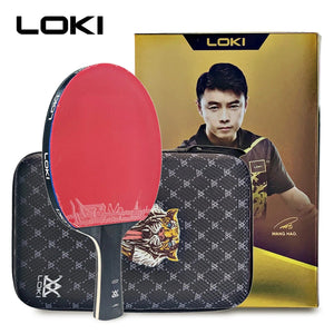 Planet Gates Loki E-Series Table Tennis Racket Professional Carbon Blade Ping Pong Racket Paddle High Elastic Rubber